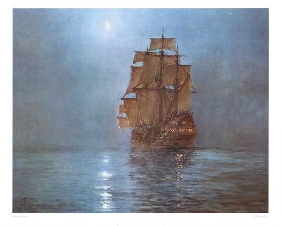 Crescent Moon - Wall Art Print, 33x27