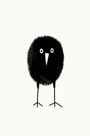 Little Blackbird - Giclee Print, 12x18