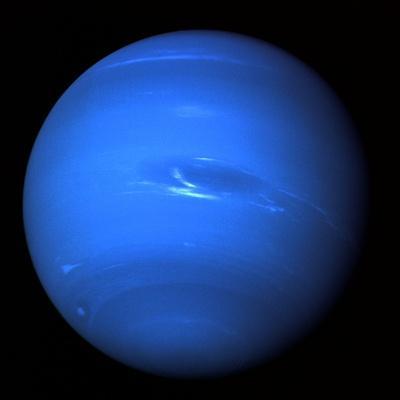 Neptune, Voyager 2 Image - Premium Photographic Print, 16x16