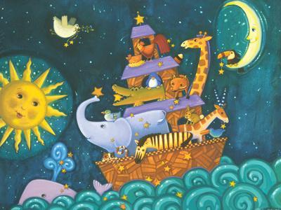 The Ark, the Sun and the Moon - Wall Art Print, 16x12
