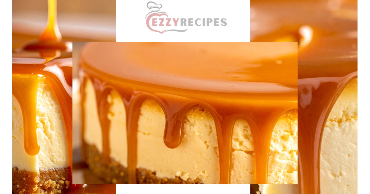 Caramel Cheesecake Recipe | Simple Salted Caramel Dessert