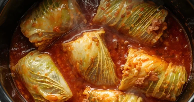 Crockpot Cabbage Rollse