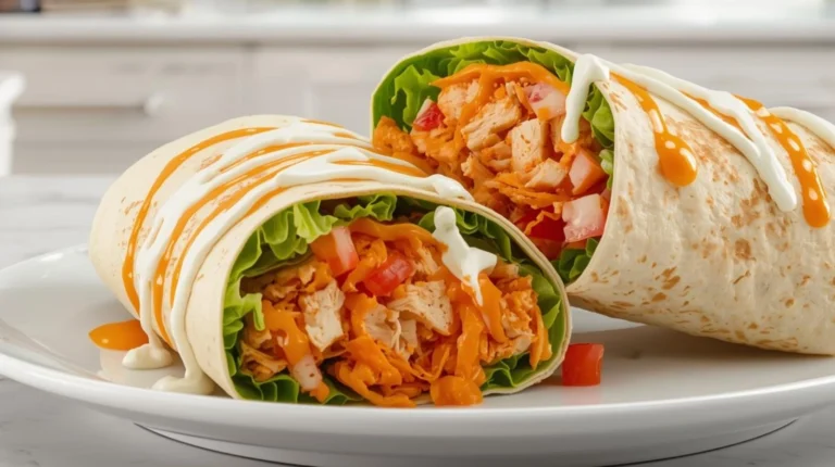 Spicy Buffalo Chicken wraps