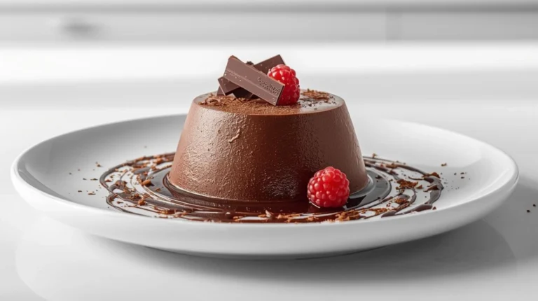 chocolate panna cotta