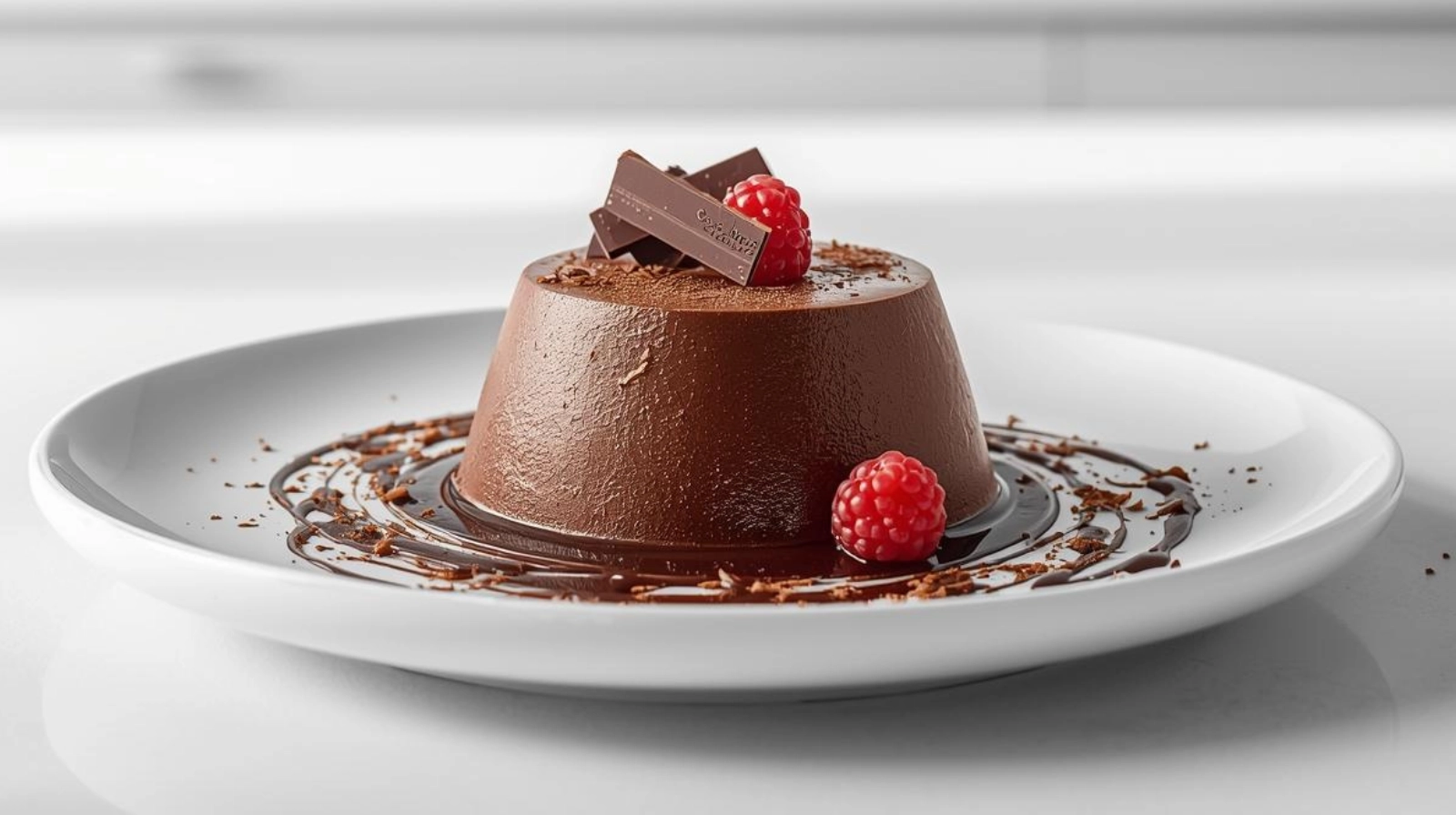 chocolate panna cotta